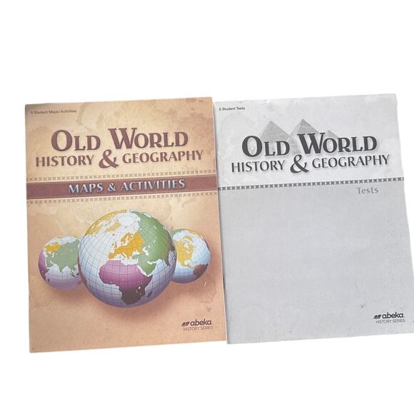 Abeka’s 5th Grade Old World History & Geometry Unused - Picture 2 of 3